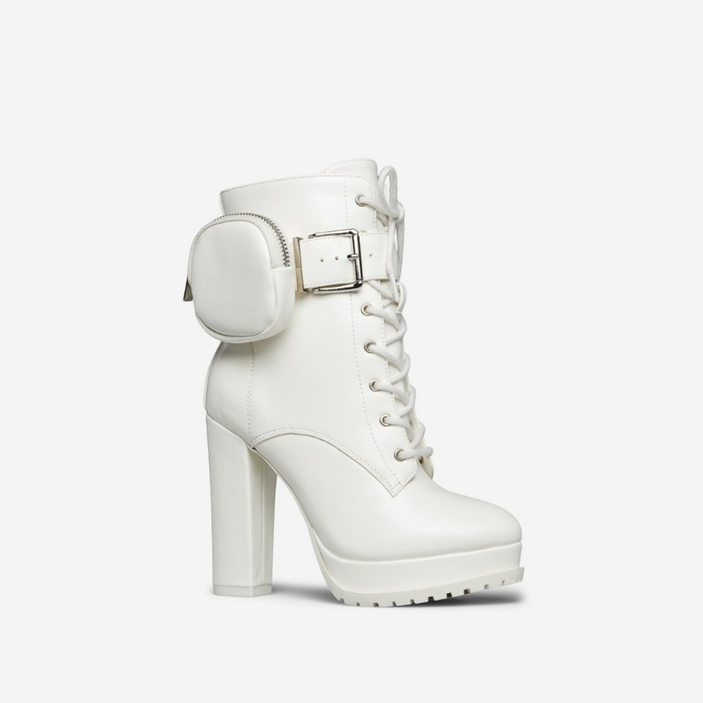NEW White Booties